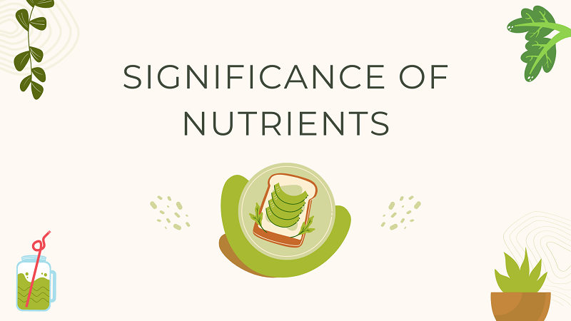 Significance of Nutrients