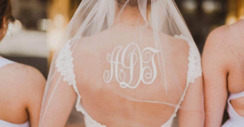 Monogram Embroidered Wedding Veils: Why You Should Consider Them